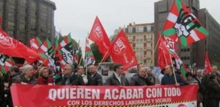 Concentración de UGT en Bilbao