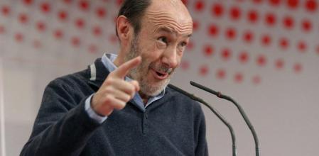 El secretario general del PSOE, Alfredo Pérez Rubalcaba.