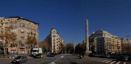 La plaza Joan Carles I, en la confluencia entre el paseo de Gràcia y la avenida Diagona, en una imagen de archivo