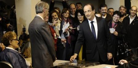 El candidato socialista, Francois Hollande