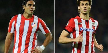 Radamel Falcao y Fernando Llorente