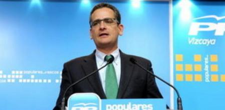 El presidente del PP del País Vasco, Antonio Basagoiti