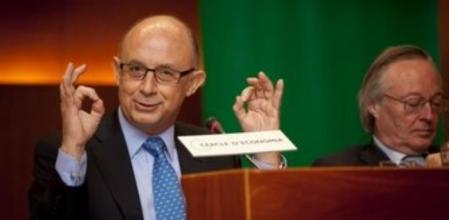 El ministro de Hacienda, Cristóbal Montoro, en el Cercle d'Economía de Barcelona