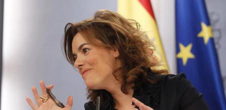 La vicepresidenta informó ayer del contenido de la ley de transparencia tras el consejo de ministros
