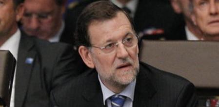 El presidente del Gobierno español, Mariano Rajoy, durante la reunión de la Cumbre de la OTAN