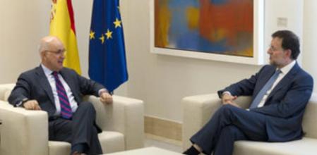 Duran y Rajoy, durante su primer encuentro en la Moncloa