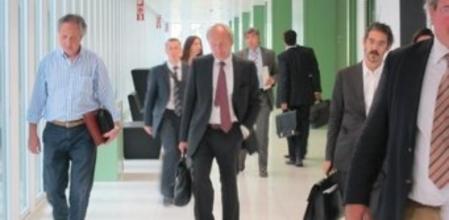 A la izquierda, el empresario que declaró ayer ante el juez