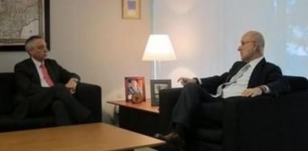 El líder del PSC, Pere Navarro, y el portavoz de CiU en el congreso, Josep Antoni Duran Lleida