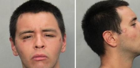 Brandon de León trató de morder y amenazó con comerse a agentes de la policía en Miami