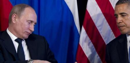 Putin y Obama en Los Cabos.