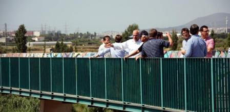 La comitiva de las Vegas Sands Corporation visita los terrenos ofrecidos por el Govern para el Eurovgas