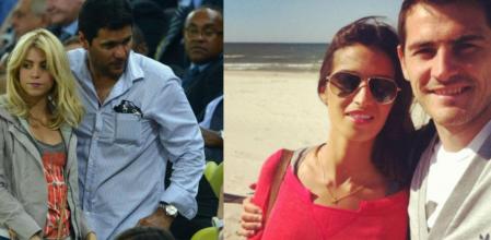 Shakira y Sara Carbonero, durante la Eurocopa 2012