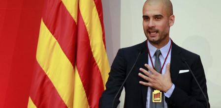 Archivo. Pep Guardiola recoge la medalla de honor de la Generalitat de Catalunya