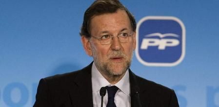 El presidente del gobierno, Mariano Rajoy, durante la intervención de la Junta directiva nacional del PP