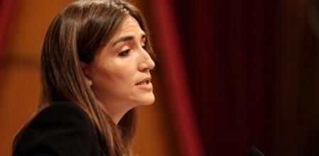Rocío Martínez-Sampere, durante interviene en un debate en el Parlament de Catalunya