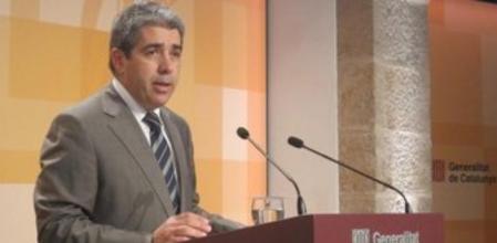 Francesc Homs, portavoz de la Generalitat de Catalunya.