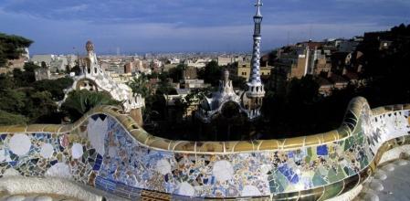 Imagen del Park Güell de Barcelona, obra del arquitecto Antoni Gaudí