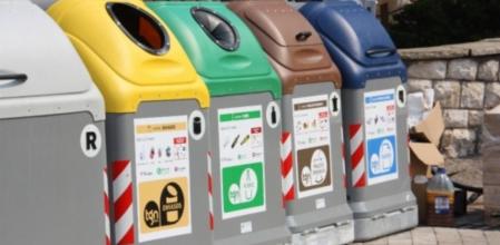 Contenedores ubicados en la Part Alta de la ciudad.