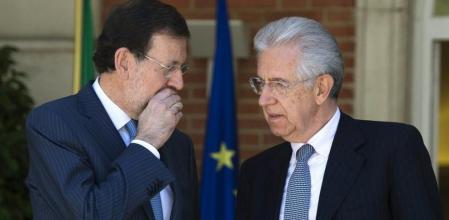 Rajoy y Monti en Madrid