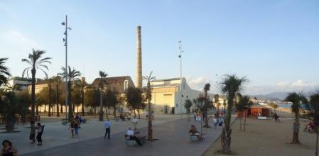 Paseo marítimo de Badalona.