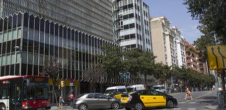 Gràcia es uno de los barrios identificados como un punto negro de polución. En la foto, la plaza Gal·la Placídia