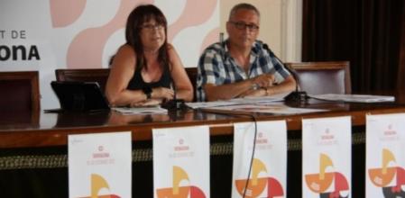 Imágenes de la rueda de prensa donde se han presentado los actos principales de Santa Tecla.