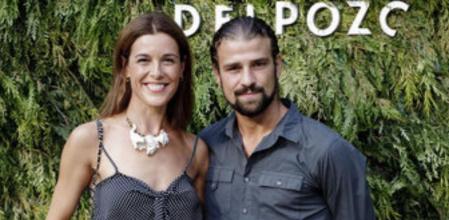 Raquel Sanchez Silva y su marido Mario Biondo a su llegada al desfile de DelPozo en Madrid