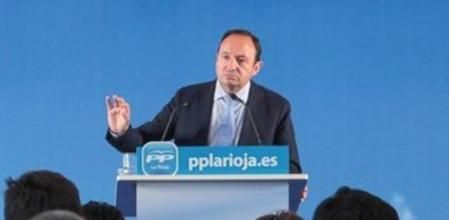 Pedro Sanz, presidente del Gobierno riojano.