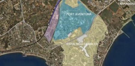 Área donde se ubicará el proyecto Barcelona World, en Tarragona, que sustituirá a Eurovegas