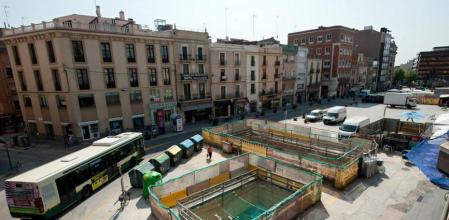 Por tapar. Las obras de FGC en Sabadell en el centro, que se prevé acondicionar