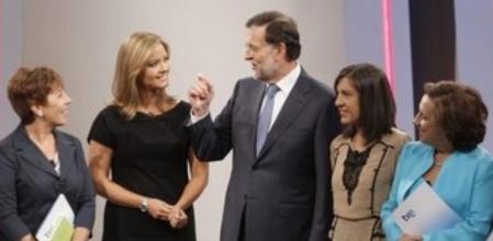 El presidente del Gobierno tras la entrevista concedida este lunes en TVE