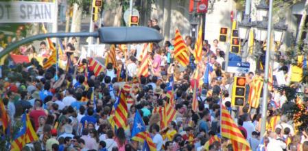 La Diada 2012, senyeres i estelades!