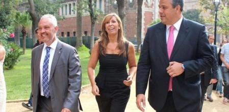 diada de Catalunya. La presidenta del PPC, Alícia Sánchez-Camacho, ante el Parlament de Catalunya