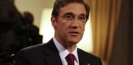 El primer ministro de Portugal, Pedro Passos