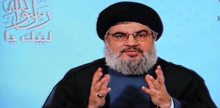 Nasralá en el vídeo en el que amenaza a EE.UU. por el vídeo de Mahoma.