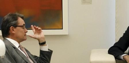 Mariano Rajoy y Artur Mas, durante una reunión en La Moncloa en septiembre de 2012