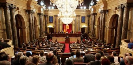 Hemiciclo del Parlament de Catalunya.