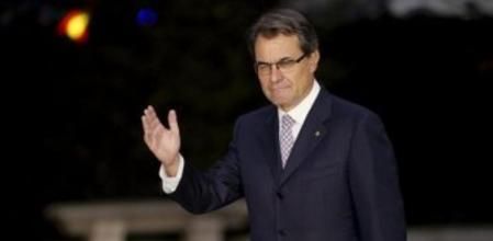 El presidente de la Generalitat de Catalunya, Artur Mas, a su llegada hoy a la V Conferencia de Presidentes.