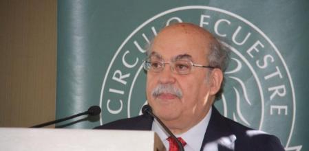 Andreu Mas-Colell, en la conferencia en el Círculo Ecuestre