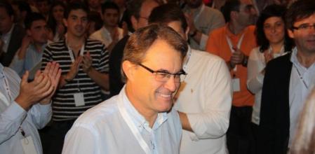Artur Mas, en Girona.