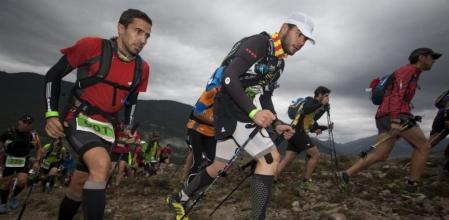 Cavalls del Vent. Participantes en la carrera que recorre el parque Cadí-Moixeró