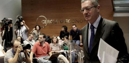 El ministro de Justicia, Alberto Ruiz-Gallardón, en una foto reciente