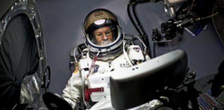 El deportista austríaco de alto riesgo Felix Baumgartner