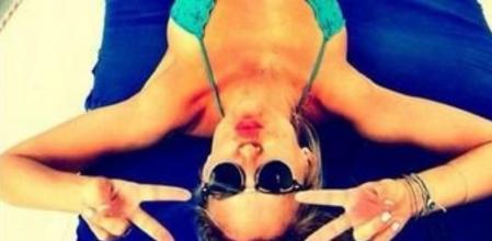 La imagen que Bar Refaeli ha colgado en su Twitter