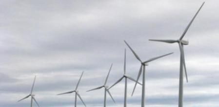 Imagen del parque eólico del Vilobí