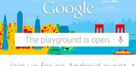 Imagen de la invitación que Google ha enviado a los medios