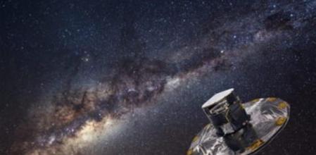 Fotografía facilitada por Astrium SAS que muestra una recreación del instrumento Gaia, de la Agencia Espacial Europea (ESA)