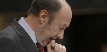 Alfredo Pérez Rubalcaba, en el pleno del Congreso
