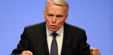 Jean-Marc Ayrault, durante su parlamento en el congreso de los socialistas franceses.