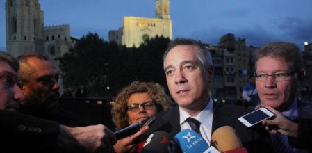 Pere Navarro, líder de PSC, en Girona